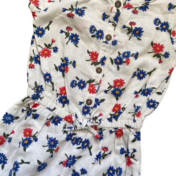 Old navy floral cinched waist jumper 18-24 months - Picture 4 of 7